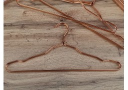 Плечики алюмінієві для пальто 41,5х1,2см (світл.золото)